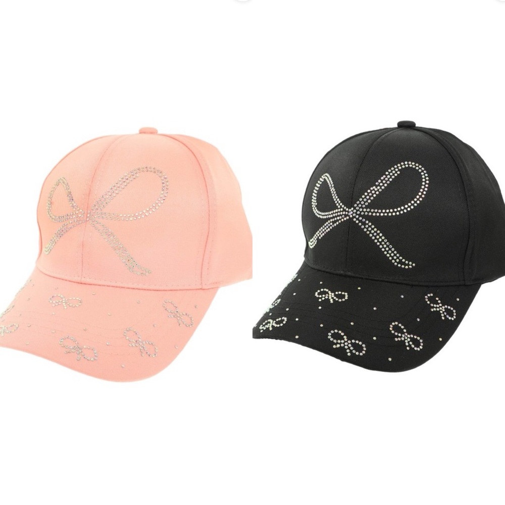 349. Jeweled bow baseball cap